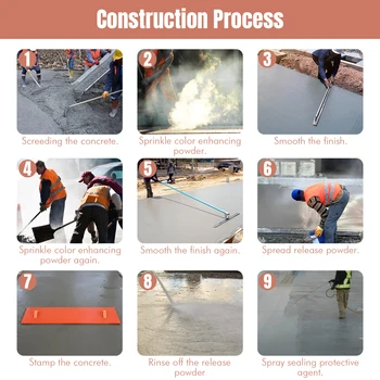 חותמות בטון רצפת עץ ריאליסטיות...