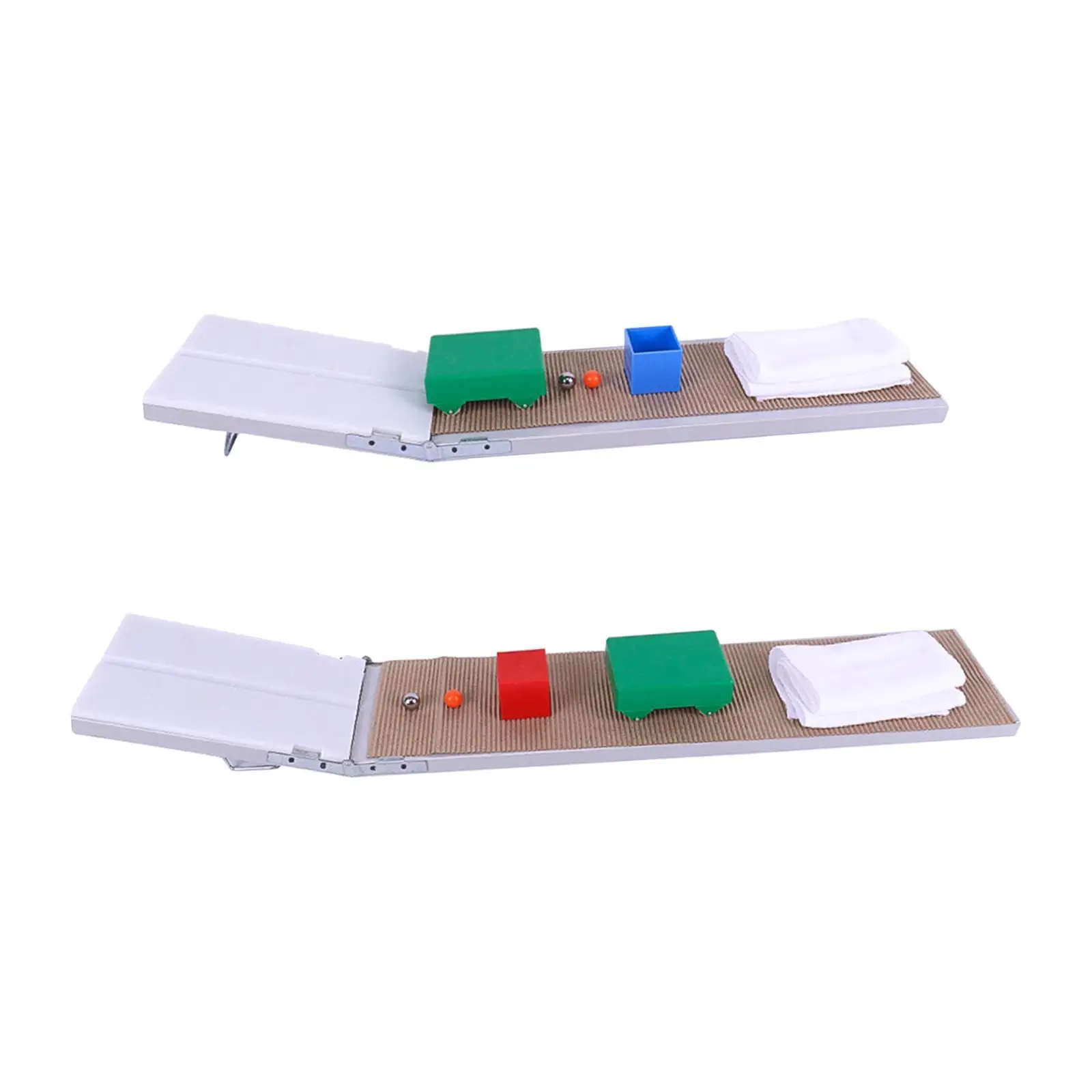 Conjunto de experimentos de física de movimento e força newtoniana para projetos de aprendizagem DIY em casa