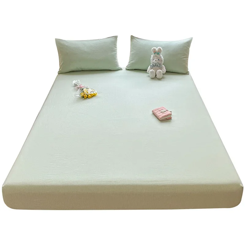 new pure cotton mattress single-piece cotton sheet bedspread three-piece summer all-inclusive bed cover mattress protectivecover