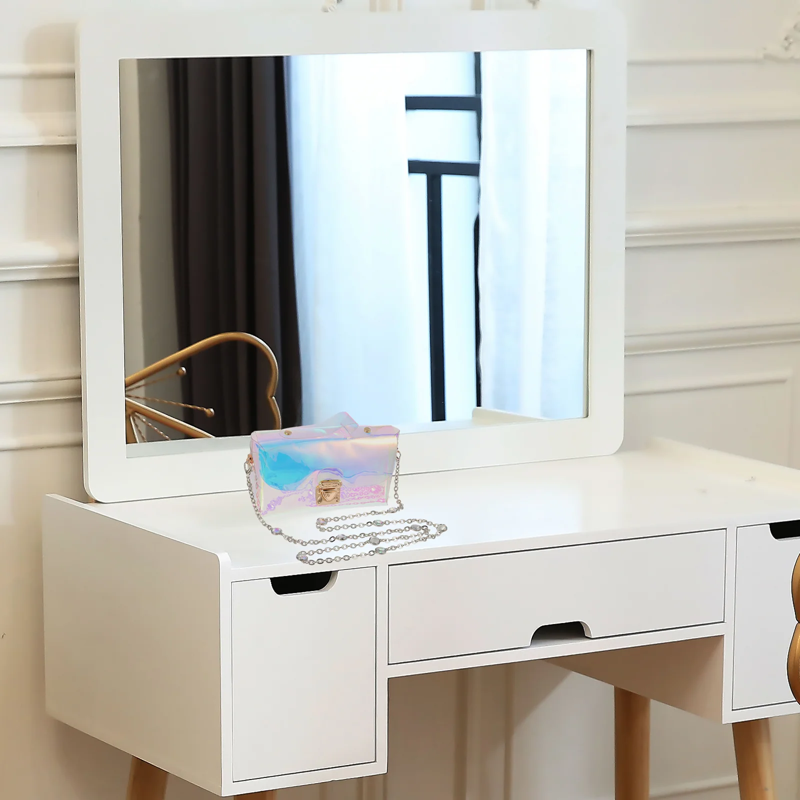 Borsa a catena con cinturino fai da te, decorazione, borsa a tracolla, tracolla, borsa di ricambio in metallo, donna