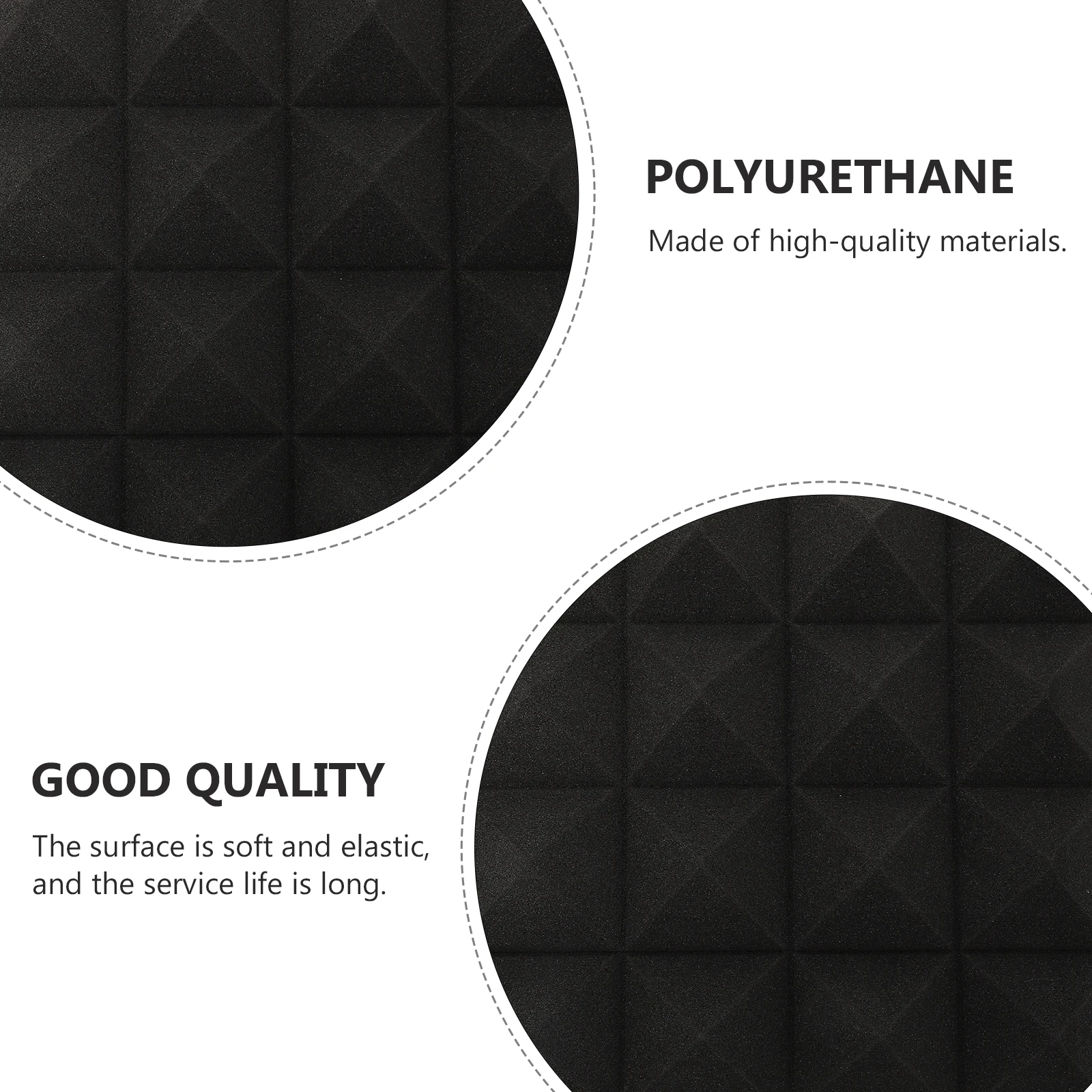 

12pcs Sound Absorbing Panels Acoustic Cotton Dampening Board Noise Insulation Wedge Foams Control Walls Ceilings Triangular