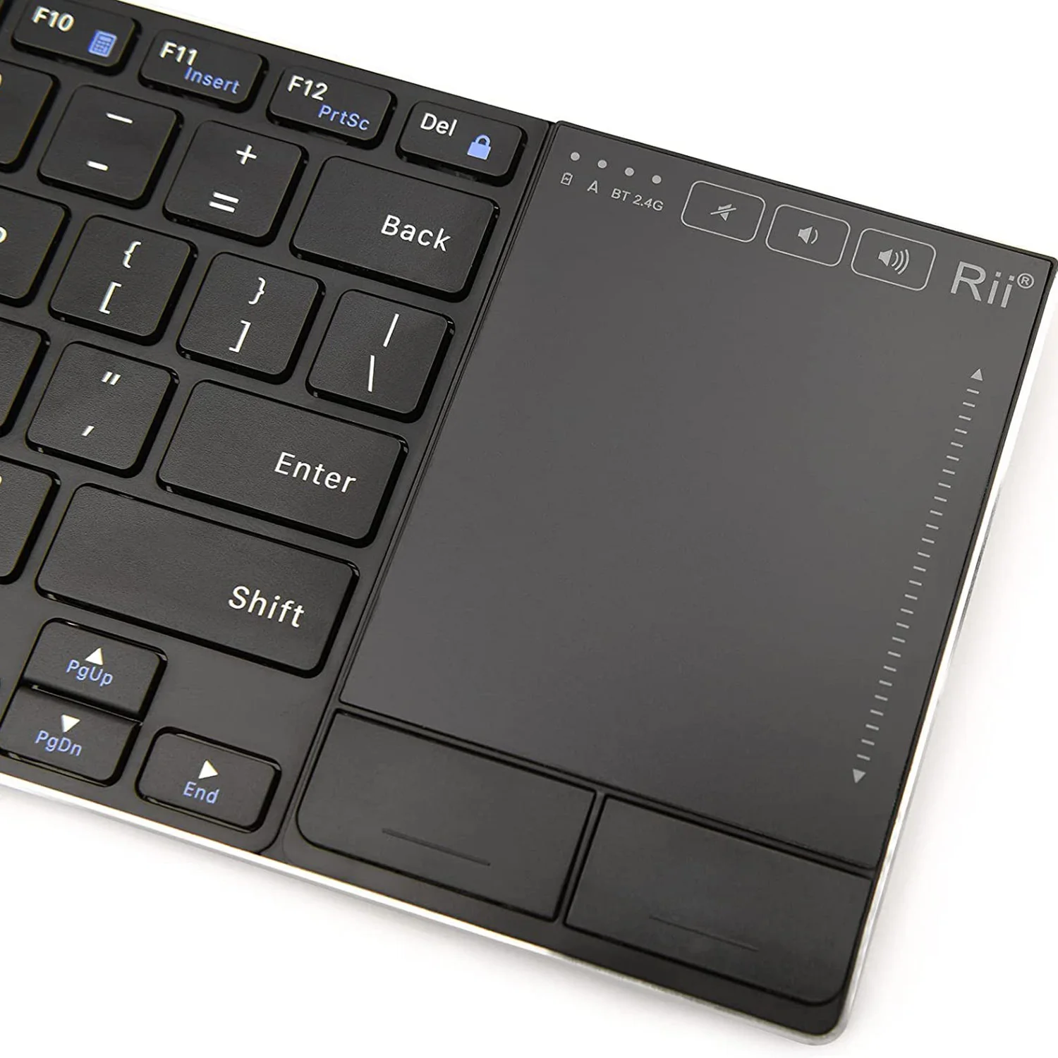 Rii K22S Mini Wireless Keyboard with Multi-Touch Touchpad,Compatible with PC, Mac, Laptop, Windows, Tablet