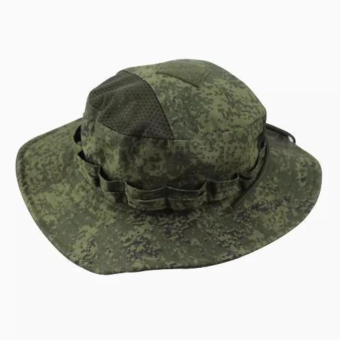 

Russian Military EMR Ruins Camouflage Outdoor Sun Protection Round Edged Beni Hat