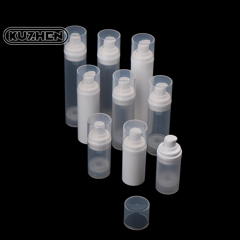 15/30/50ml Empty Airless Pump Bottles Mini Lotion Vacuum Cosmetic Containers Women Make Up Travel Emulsion Bottle