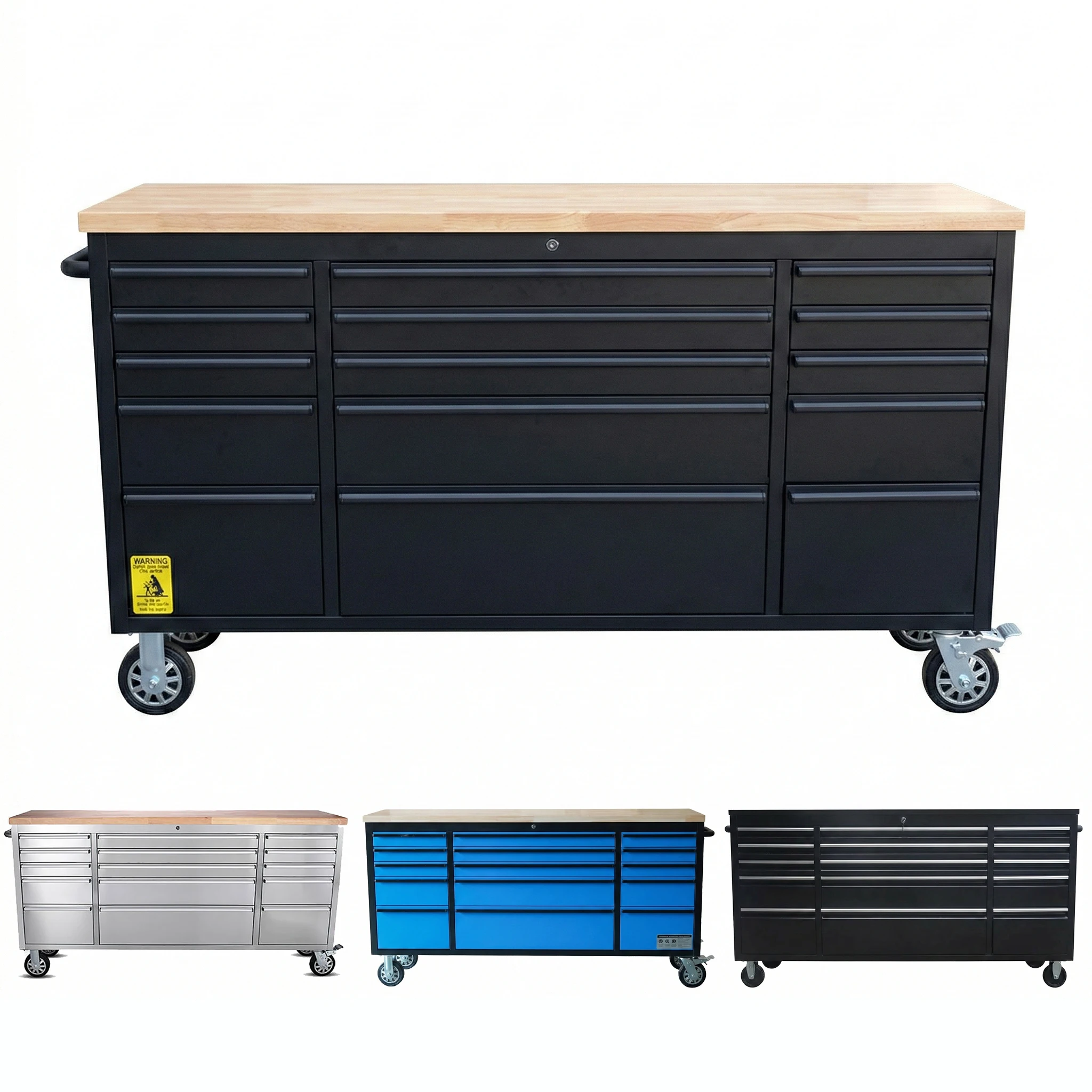 

Luxury car repair workstation garage car 72 inch heavy tool cabinet mildew proof workbench with storage