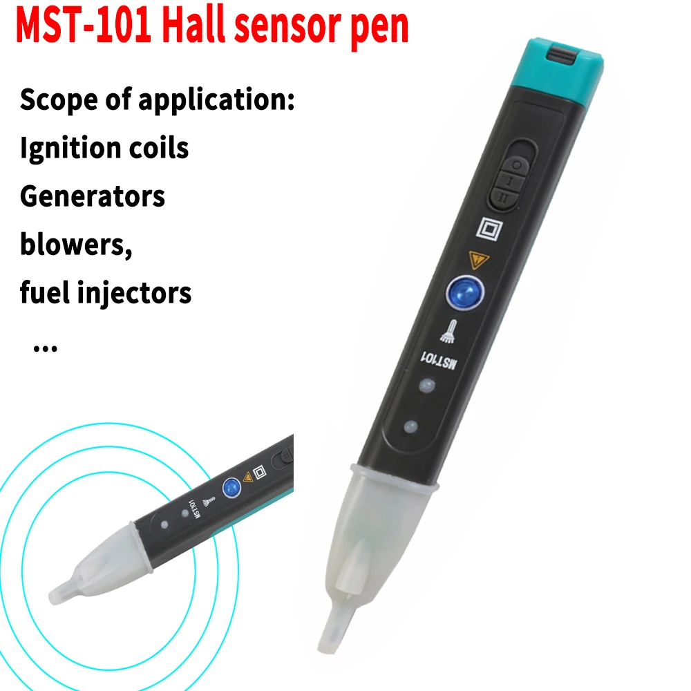 

Hall Sensor Pen MST-101 Automotive Electronic Component Fault Detection Pen Motorcycle Electromagnetic Induction Test Pen