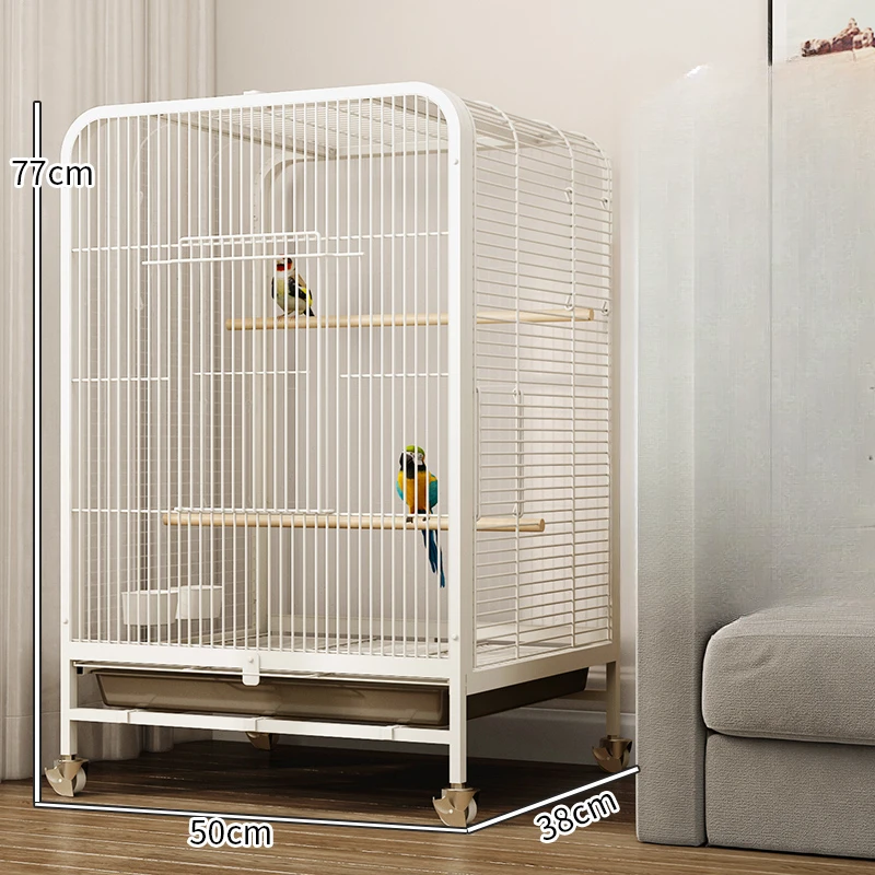 

Feeder Large Nest Bird Cage Toys Outdoors Aviary Guinea Pig Bird Cage Carrier Breeding Oiseaux Accessoires Pet Products RR50BC