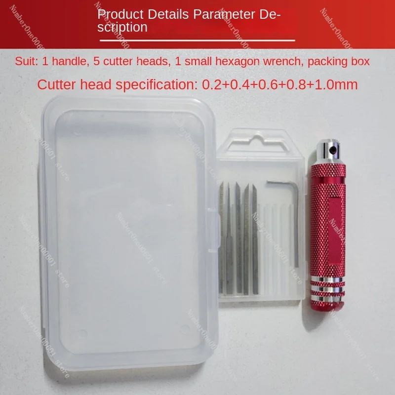 Model Replacement Line Pusher 0.2-1.0mm High Military Model Modification Carving Knife MS012 Set