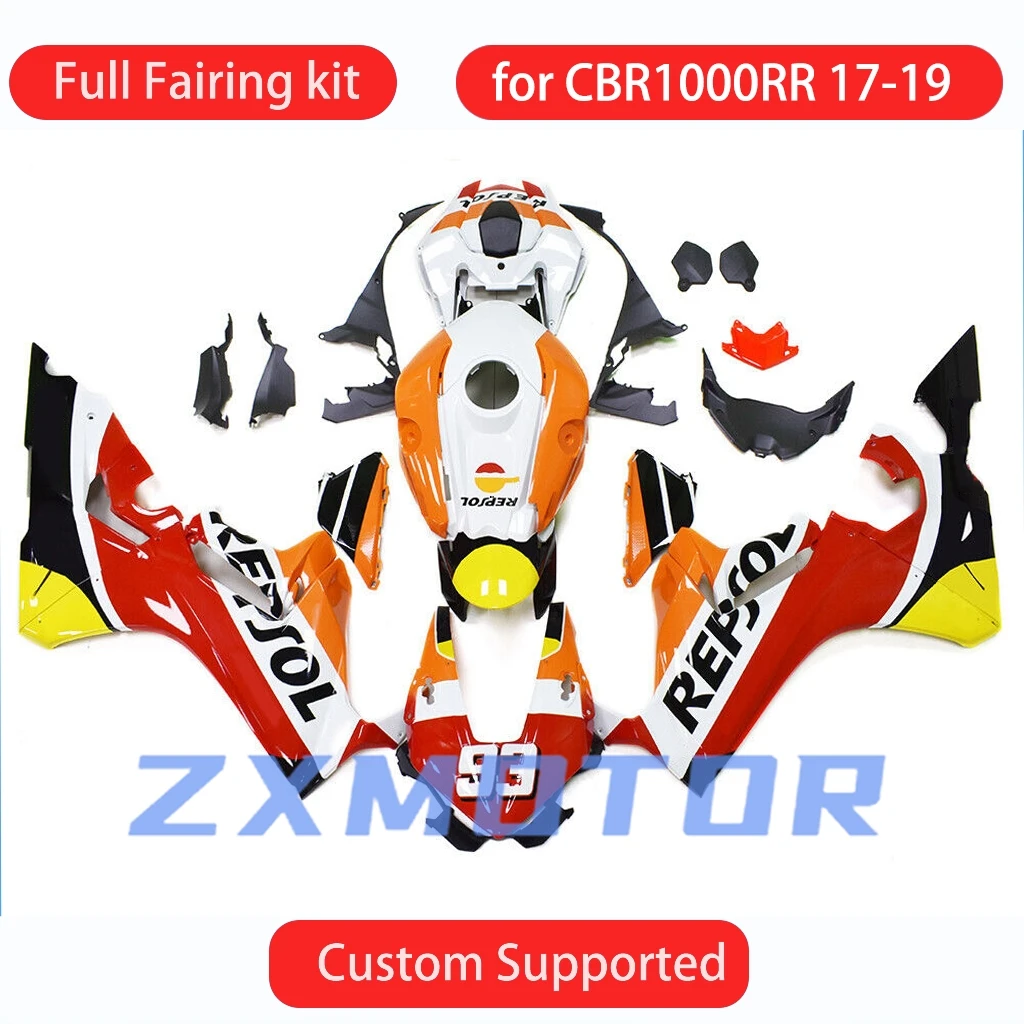 CBR1000RR 2017 2018 2019 Fairing Body Kit for HONDA CBR 1000RR 17 18 19 Motorcycle Fairings Bodywork Panel Set Fit
