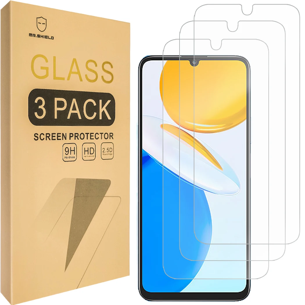 

Mr.Shield [3-Pack] Screen Protector For Honor X7 [Tempered Glass] [Japan Glass with 9H Hardness] Screen Protector