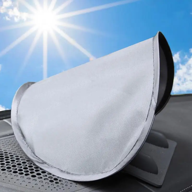 

Car GPS Navigation Sunshade Visor Cover Silver-coated Cloth Sun Shade Barrier Light Cover GPS Navigator Case Auto Interior