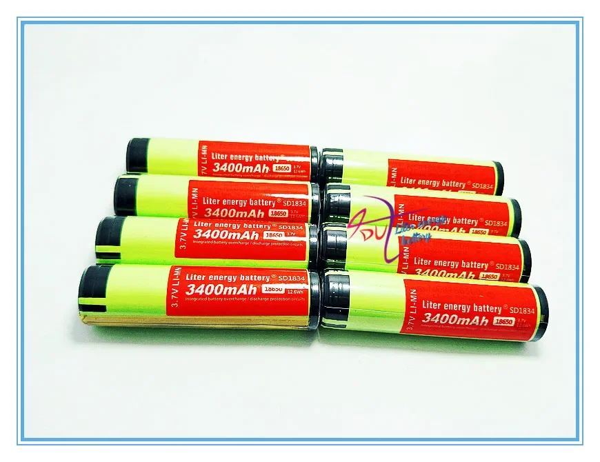 2 ชิ้น/ล็อตใหม่ป้องกันเดิม 18650 3.7V 3400MAH NCR18650B พร้อม PCB แบตเตอรี่ Li-Ion สําหรับแท็บเล็ตพีซี 7-9 นิ้ว