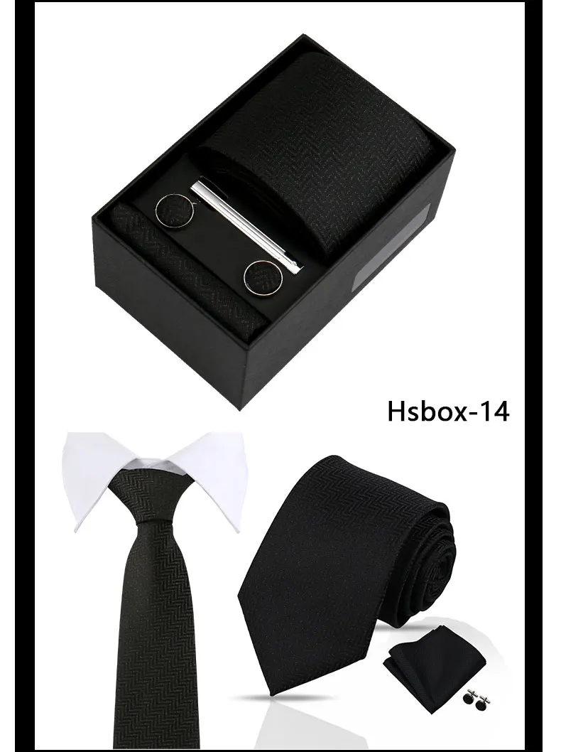 Modische Krawatten für Herren, Paisley-Krawatte, Geschenkbox-Set, originelle Geschenke für Herren, hochwertige Krawatte, Business-, Hochzeits- und Anzug-Accessoires – Detail 18