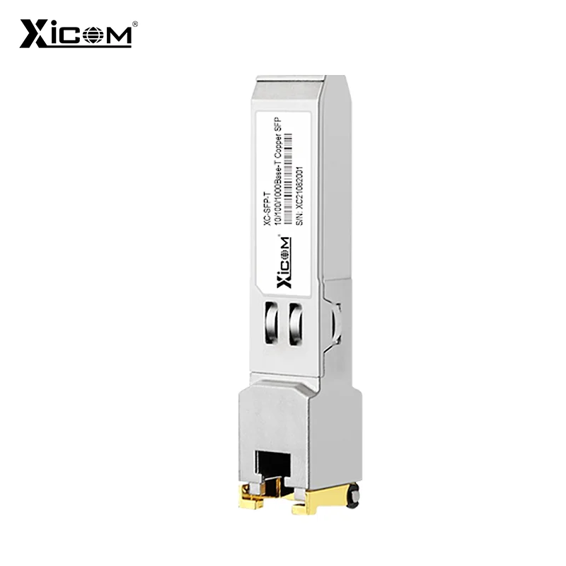 

Gigabit 1000BASE-T SFP to RJ45 Copper Module 10/100/1000M Ethernet Modular Transceiver Compatible with Cisco/Mikrotik/Huawei