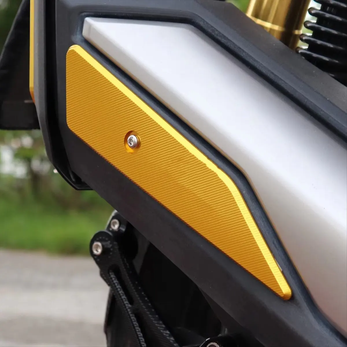 دراجة نارية العادم الحرارة Dhield معدات الحماية غطاء لملحقات ADV350 2021-2025