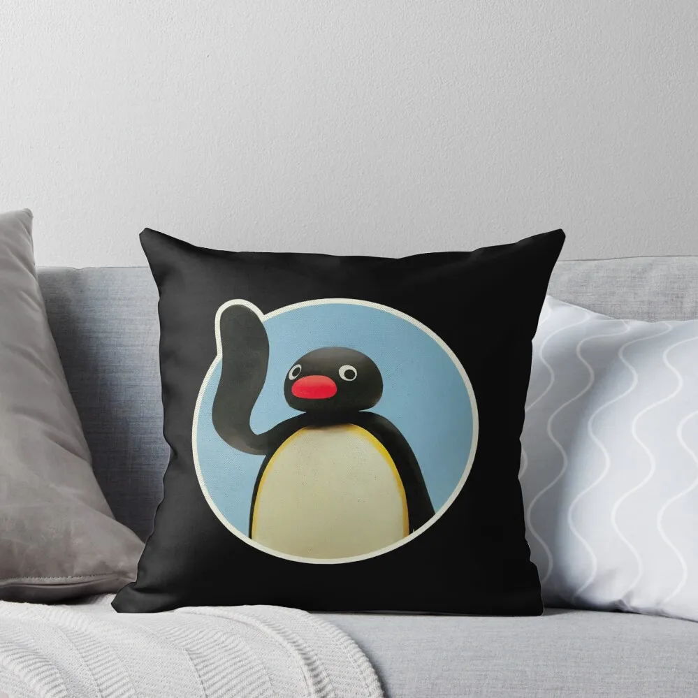 

Pingu Throw Pillow autumn decoration Bed pillowcases Couch Cushions Cushions Cover pillow