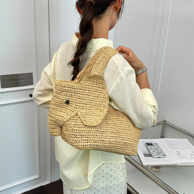 Borsa a Mano in Rafia Intrecci - Women'S Raffia Bags recensione e prezzo