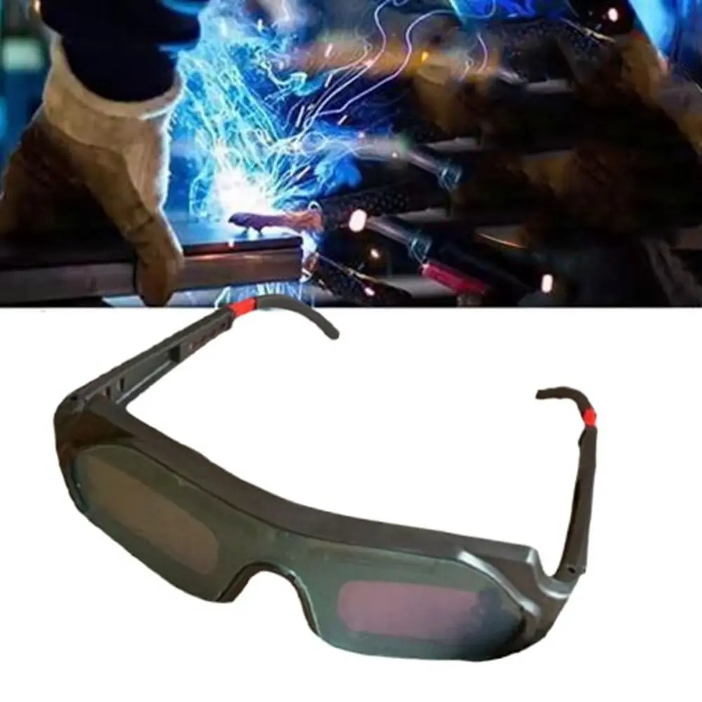 

Solar Powered Automatic Dimming Welding Glasses Anti-glare Auto Darkening Argon Arc Welding Glasses with Headband Anti-Scratch
