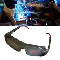 Solar Powered Automatic Dimming Welding Glasses Anti-glare Auto Darkening Argon Arc Welding Glasses with Headband Anti-Scratch