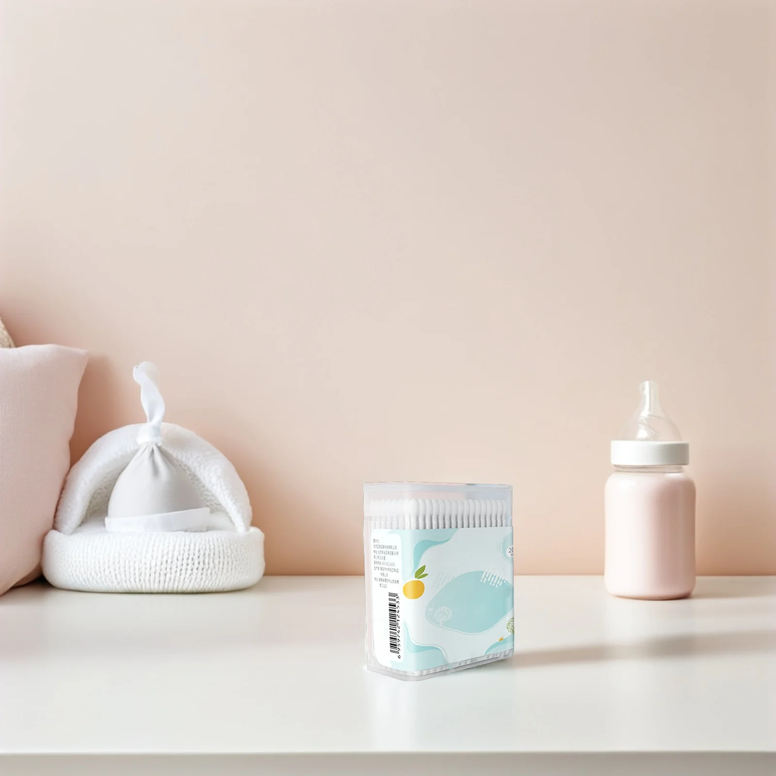 

2 Boxes Cotton Swabs Disposable Double Tipped Cotton Buds for Ear Cleaning and Makeup Ear Cleaning Swab