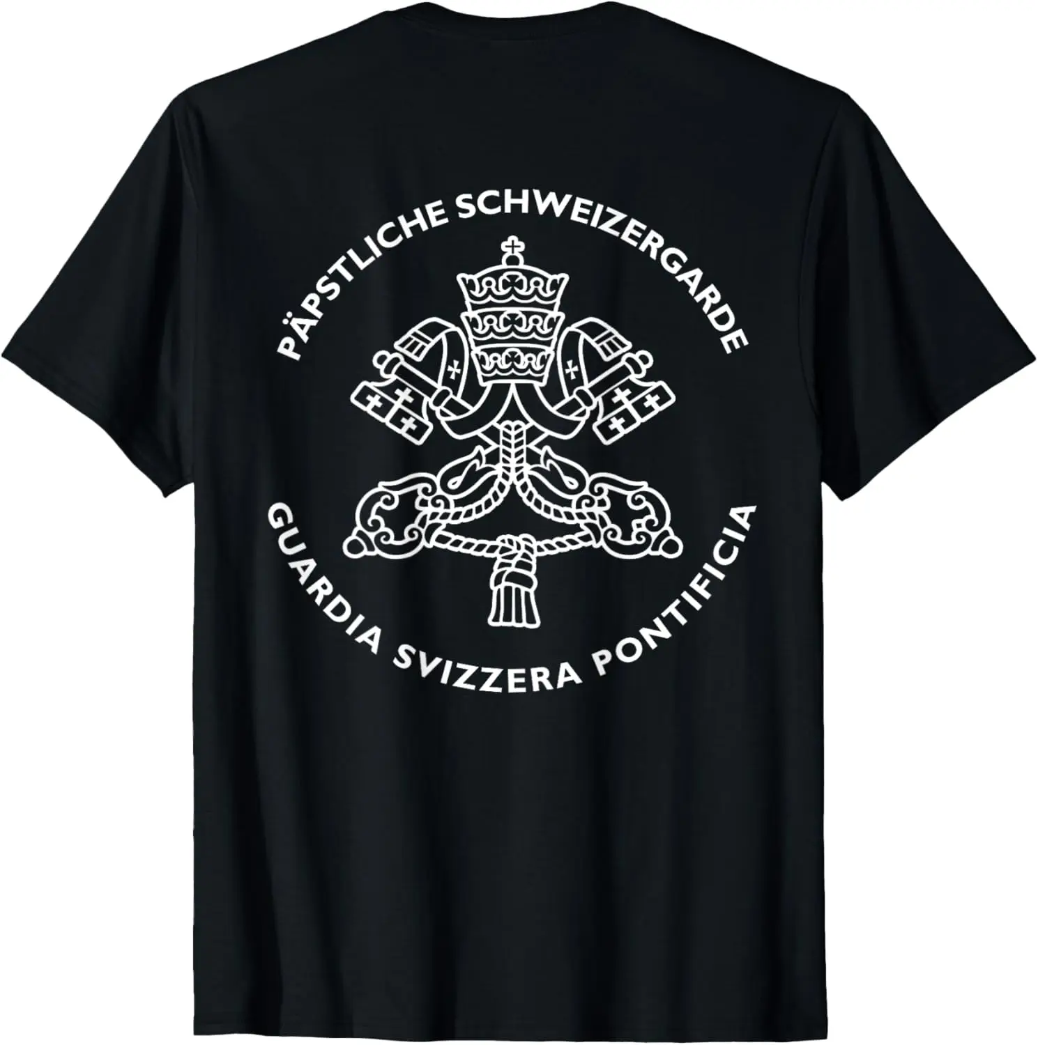 Roman Catholic Vatican Swiss Guard Men T-shirt Short Sleeve Casual 100% Cotton Shirts