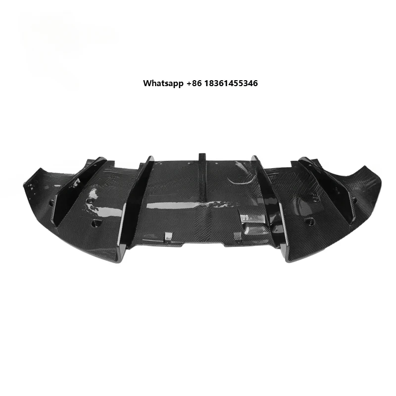 For Emira High Quality Dry Carbon Fiber Rear Bumper Diffuser Lip Vor Style