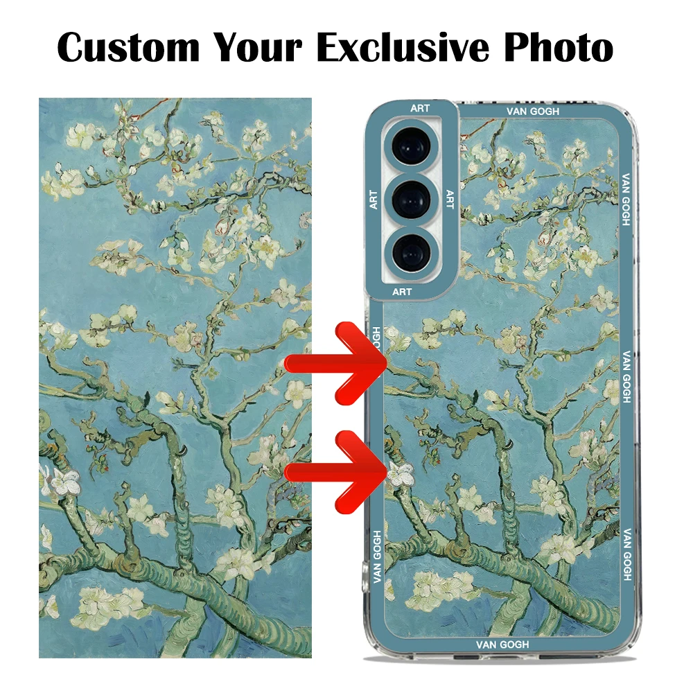 Custom Personalized Phone Case for Samsung Galaxy S20 S21 FE S22 S23 Ultra A13 A32 A33 A50 A52 A53 A73 A54 A14 Cover