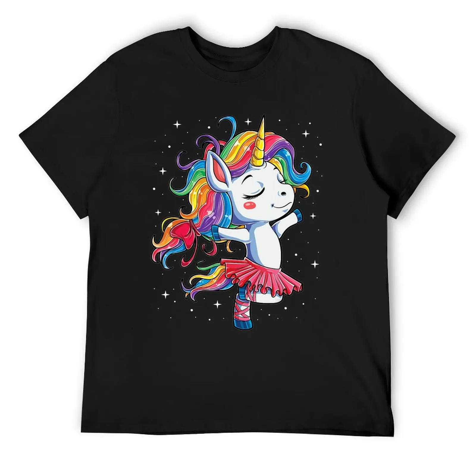 

Ballet Dancer Unicorn . Kids Girls Rainbow Ballerina T-Shirt graphic t shirt vintage topping cheap stuff cotton t shirt men