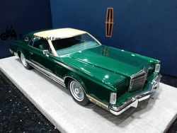 AMC 1 18 Lincoln Continental Givenchy Edition Limousine Model Lincoln Mark V Metallic Green Gift Furniture Collection