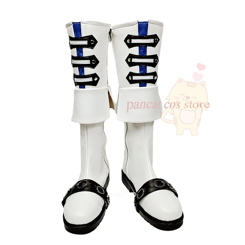 Final Fantasy Alphinaud Leveilleur Cosplay Shoes Comic Anime Cos Long Boots Cosplay Costume Prop Shoes for Con Halloween Party