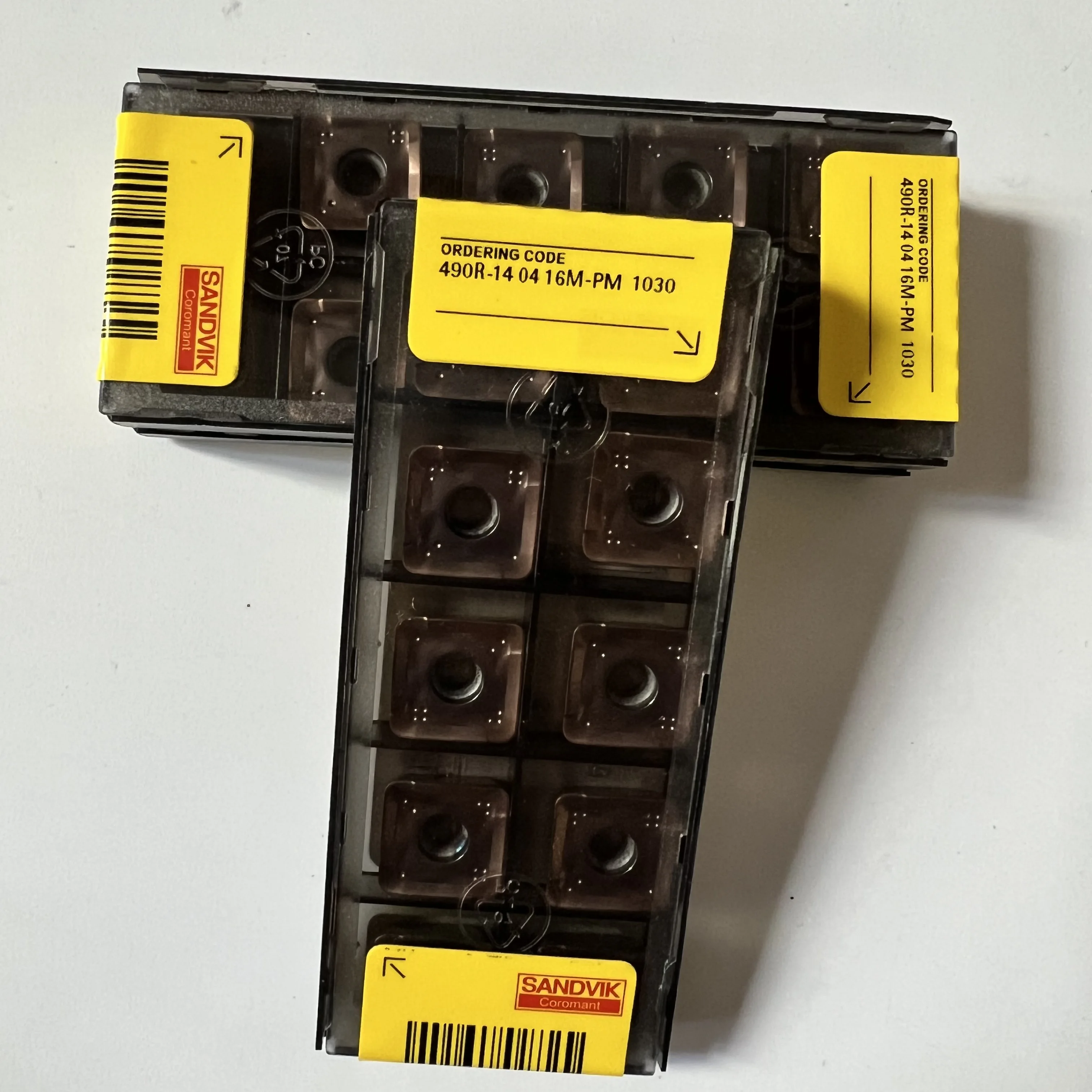 

Hard alloy cutting blades 490R-140416M-PM 1020 1030