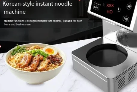 Electric Instant Noodle Machine 2000W Automatic Heating Korean Instant Noodle Machine Commercial