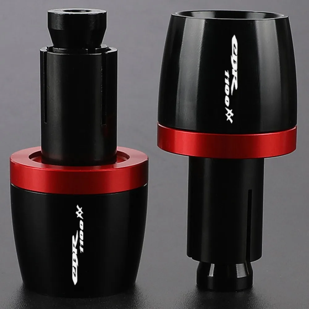 

For HONDA CBR1100XX 1997-2005 Handle Bar End Grip Moto CNC Metal Handlebar 1998 1999 2000 2001 2002 203 2001 Universal 2006 2007