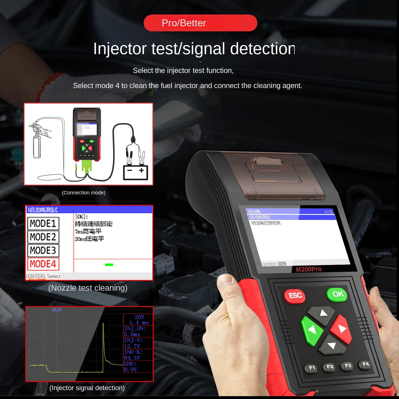 Tool Factory for  Diagnostic Tool Wired OBD Connectivity for ECU Remapping Programming; Universal M200PRO