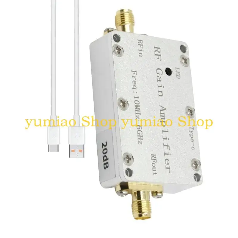 587B 10MHz-6GHz 10DB 30DB 20DB 40DB Gains Alto Amplificadores Flatoresce