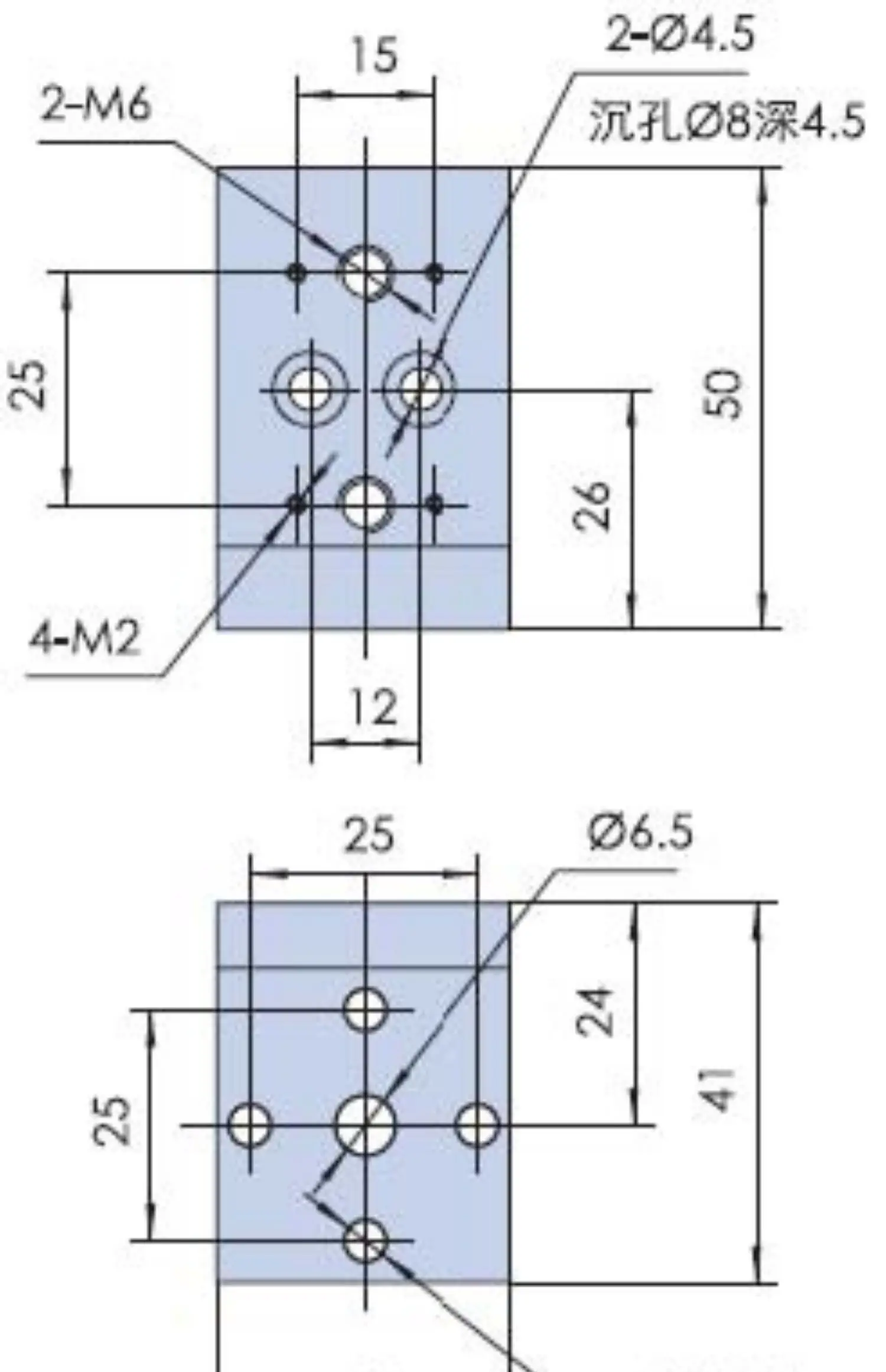 PJK03 right angle fixing block