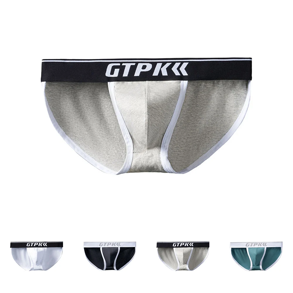 For Everyday Use Breathable Underwear Cotton Briefs Fashion Underwear Comfort Fit Elastic Waistband Multiple Colors