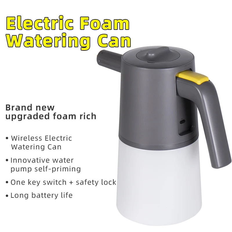 

Уникальный электрический пенопласт высокого давления для снежной пушки, спрей для автомойки, аккумулятор, USB-порт для зарядки