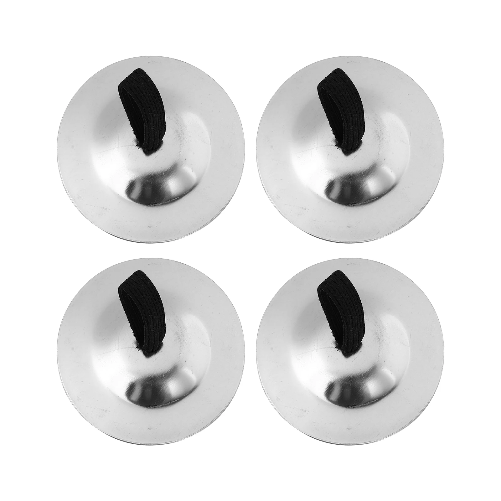 

4Pcs Copper Finger Cymbals Small Mini Percussion Instruments for Children's Dance Belly Dancing Party Beginners Music Teaching