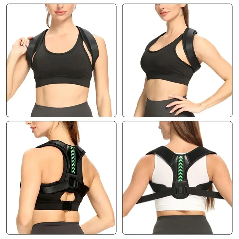 Back Posture Corrector Belt Adjustable Shoulder Neck Spine Reshape Body for Column Posture Correction for Women Men Straightener