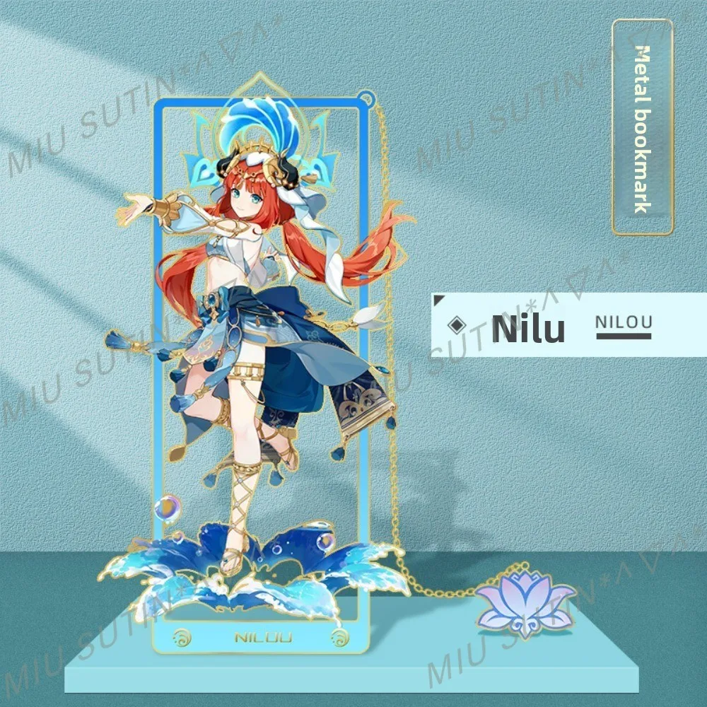 

Bookmark for Genshin Impact Cartoon Figures Printed Bookmarks Cards Game Figure Book Marks Friends Book Lovers Readers Gifts