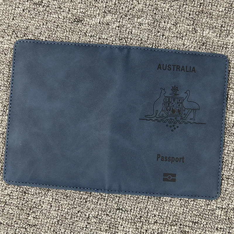 Australia Passport Cover Rfid Blocking Travel Wallet Australian Passport Holder Case for Passports Protector ID Card Case Cover