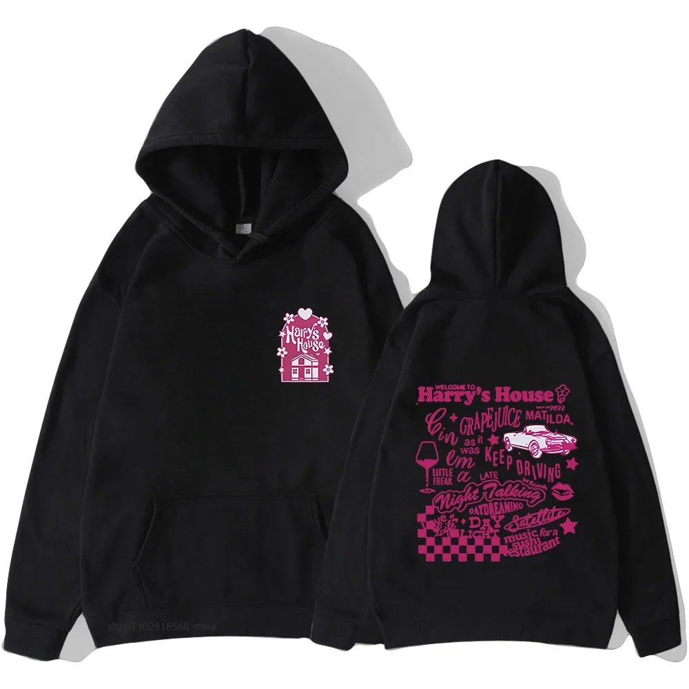 

Harrys House Love on Tour Hoodies Concert Sweatshirts Men/women Clothing Kawaii/lovely Comic Tops Aesthetic Long Sleeve Pullover