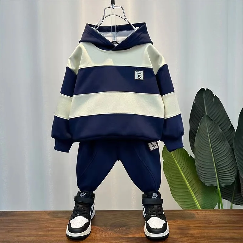 

Baby Boy Girl Clothing Sets Girls Outfit Sets Children Pullover Sweatshirts + Cotton Sports Pants 2pc Kids Clothes Boy New Suit