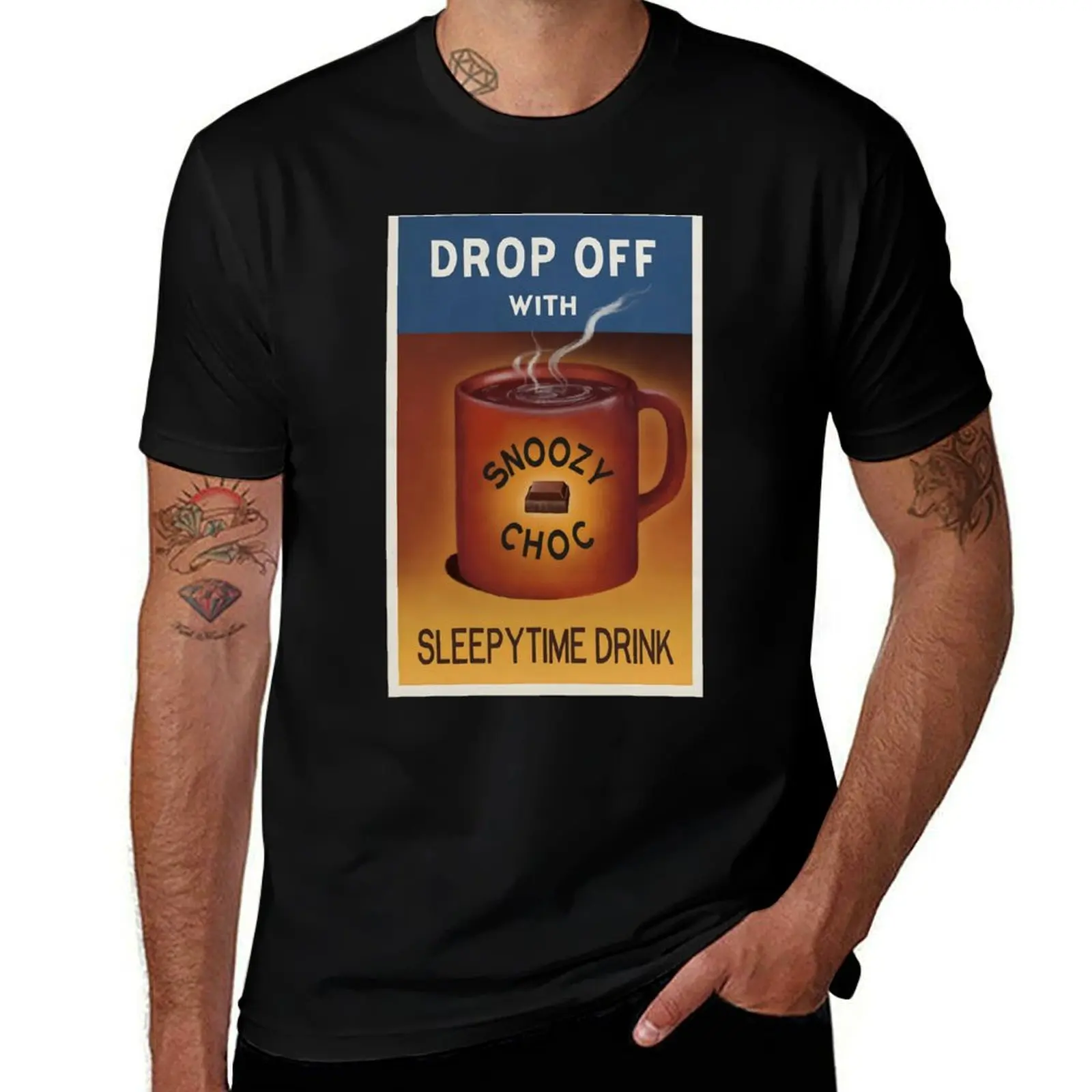 

Wallace & Gromit Snoozy Choc Poster T-Shirt anime figures blanks Funny t-shirts mens fashion