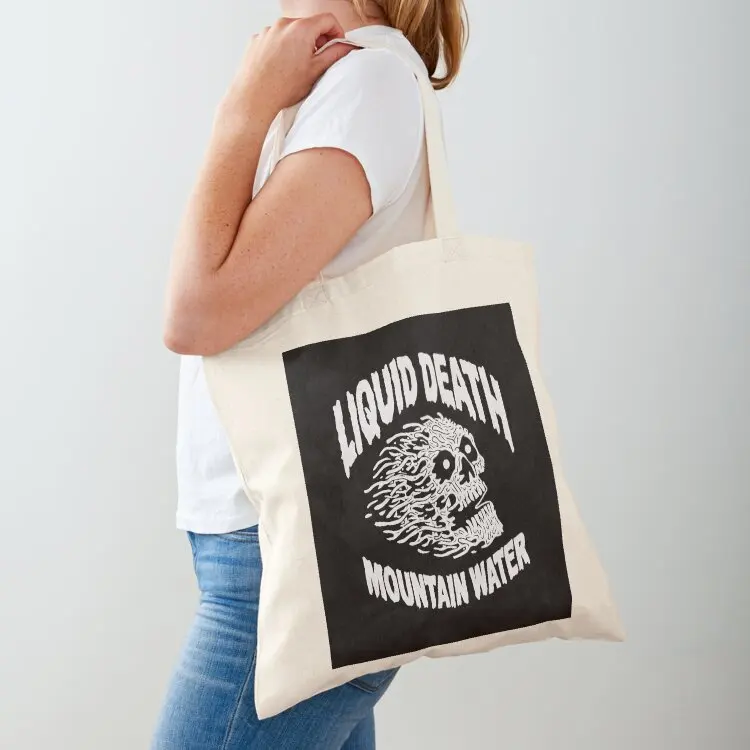 

Liquid Death Tote Bag tote canvas men's men foldable reusable