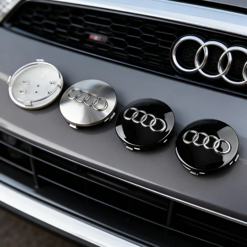 4Pcs Audi Wheel Hub… - image