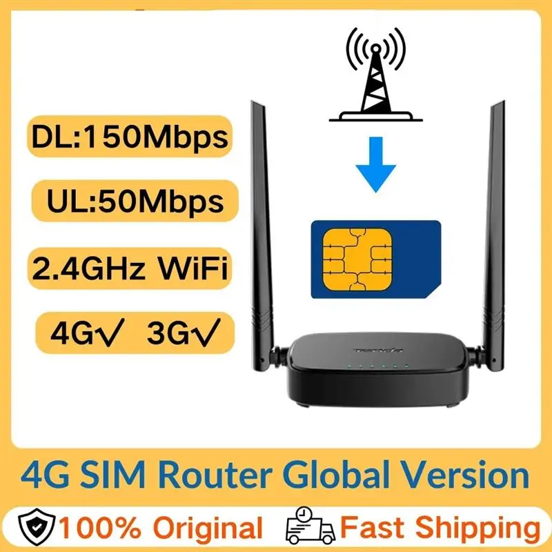 Top Router 4G SIM 4G03 Pro - Mobile WiFi Router 3G/4G Wireless Band 2.4 GHz, LTE Cat4, Fast Ethernet LAN/WAN Port, 2 * 4dBi