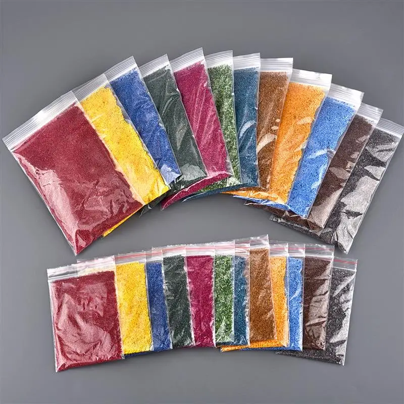 10 גרם/50 גר '/50 גרם צבעוני דליק חול שעווה נר עושה אספקה חול יצירתי ציור פתית שלג פתית