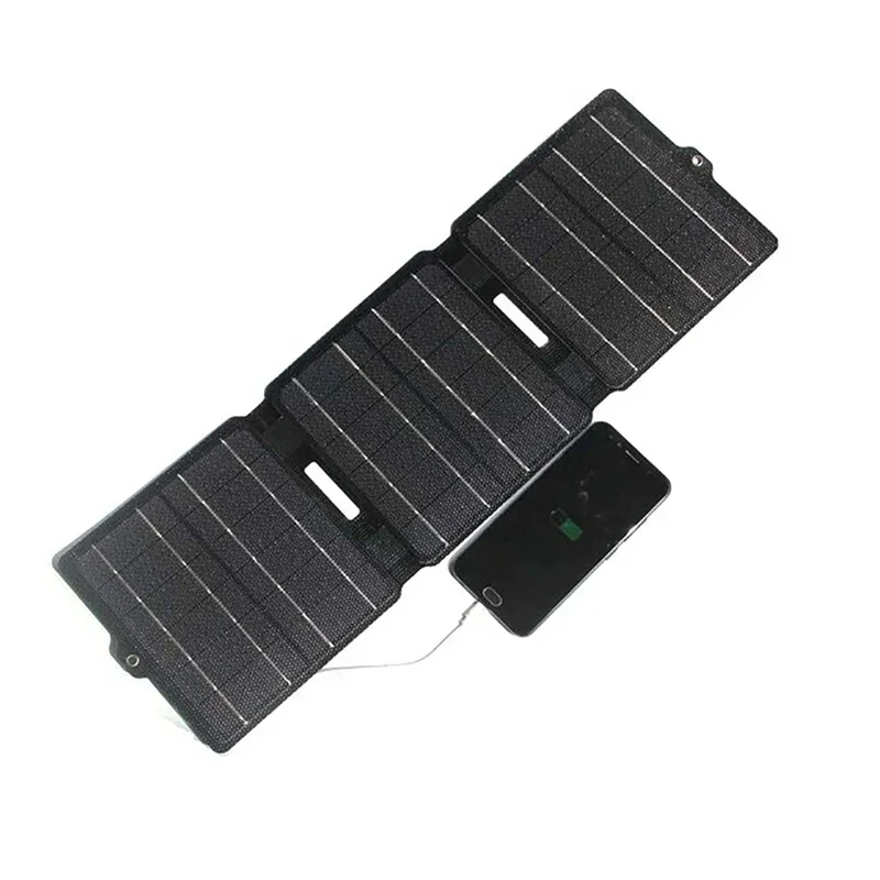 

100W 200W Foldable Solar Panel 5V Dual USB Flexible Waterproof Folding Portable Solar Panels Cells For Smartphone Battery Charge